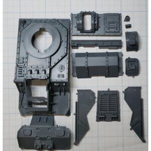 30k Solar Auxilia Bits Horus Heresy Leman Russ Striker Tank Front Upper Hull Set